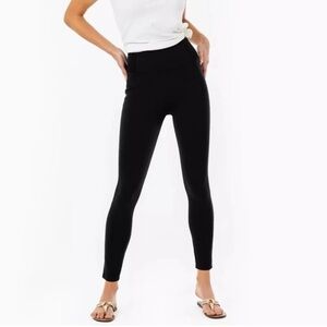 Lilly Pulitzer | Mia Black Pull-On Ponte Leggings XXS NWT